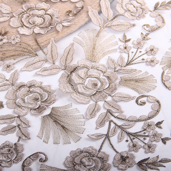3d floral Haute designer dress lace fabric