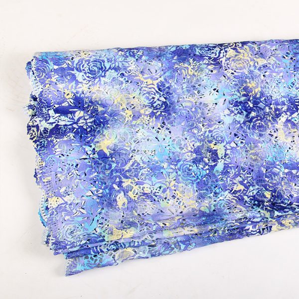 Valentino fashion show water-soluble printed designer guipure lace fabric
