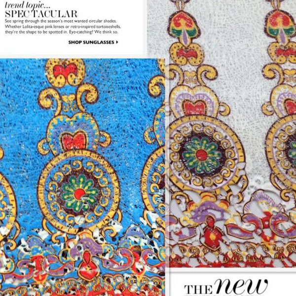 Valentino fashion show water-soluble printed designer guipure lace fabric