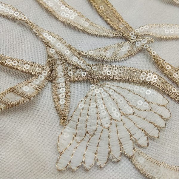 Mesh Sequin Embroidery Dress Lace Fabric