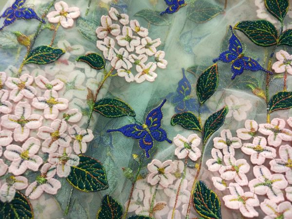 3d Floral Embroidery Haute Designer Lace Dress Fabric