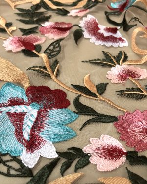 High-End Embroidery Haute Designer Lace Dress Fabric