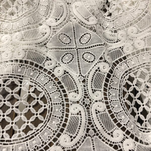 Tiffany Haute Couture Water-soluble Designer Guipure lace Fabric