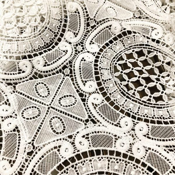 Tiffany Haute Couture Water-soluble Designer Guipure lace Fabric