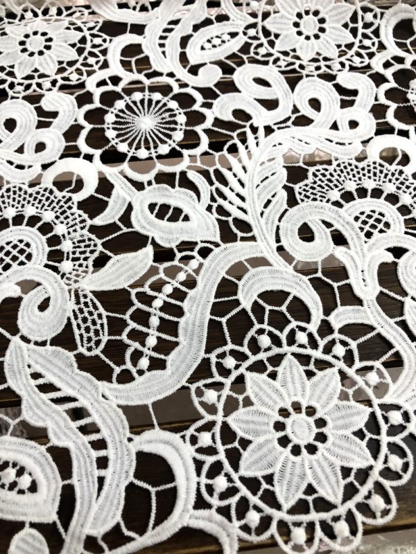 Floral Embroidery Dress Lace Fabric