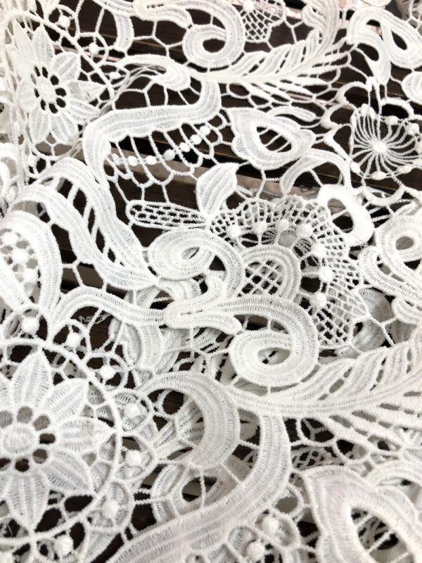 Floral Embroidery Dress Lace Fabric