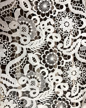 Floral Embroidery Dress Lace Fabric