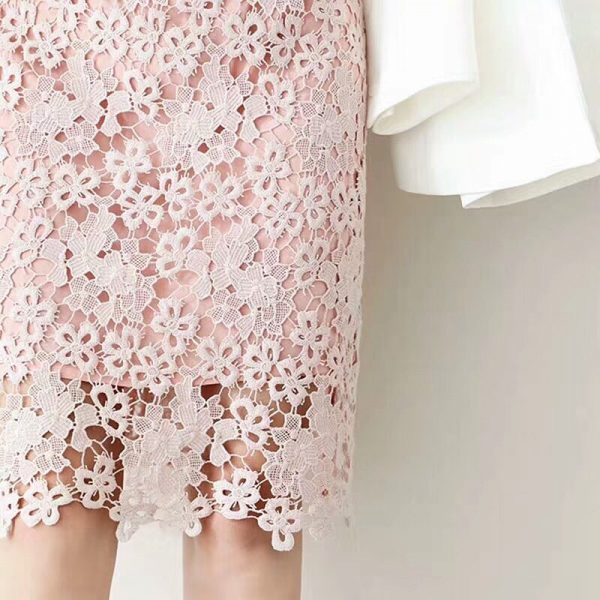 3D Sun Floral Embroidered Water Soluble Bridal Guipure Lace Fabric