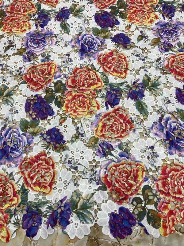 Printing Water Soluble Embroidery Fabric