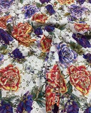 Printing Water Soluble Embroidery Fabric