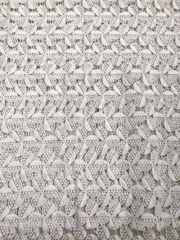 Chemical lace Water soluble embroidery Fabric