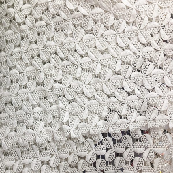 Chemical lace Water soluble embroidery Fabric