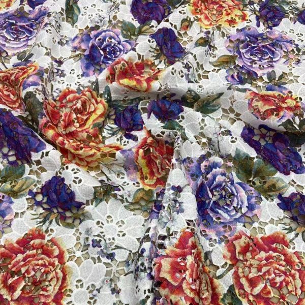 Printing Water Soluble Embroidery Fabric