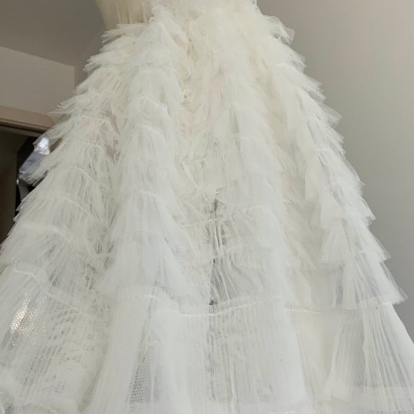 Tulle Ruffle Dress Fabric