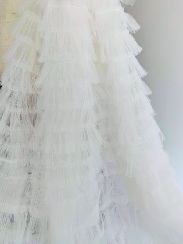 Tulle Ruffle Dress Fabric