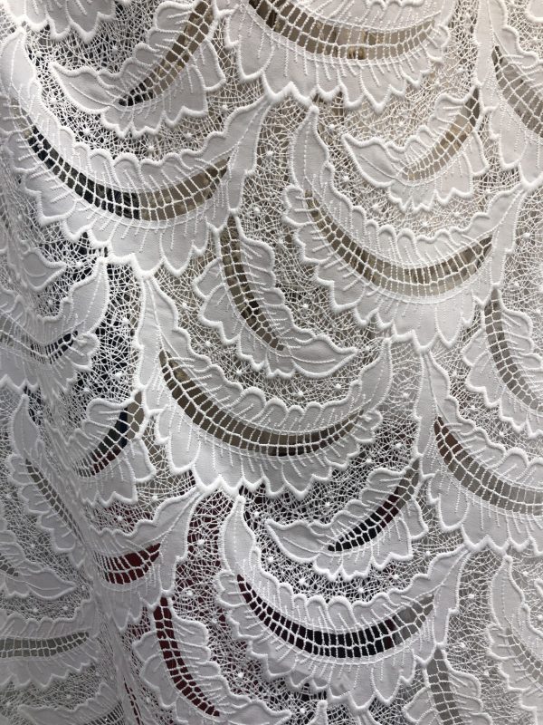 Crêpe De Chine Embroidery Fabric
