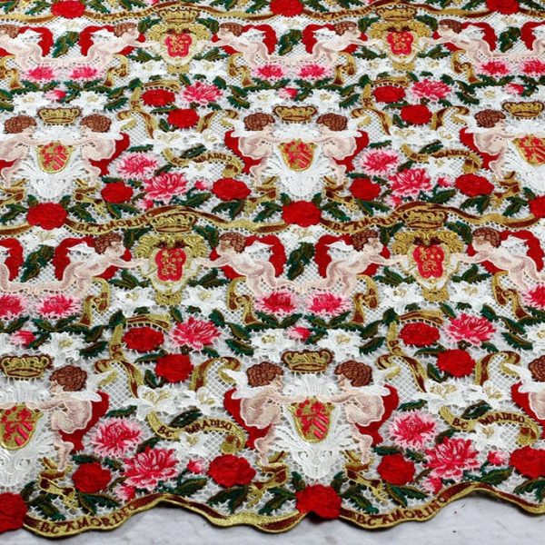 High-End Heavy Venise Angels Guipure lace Fabric