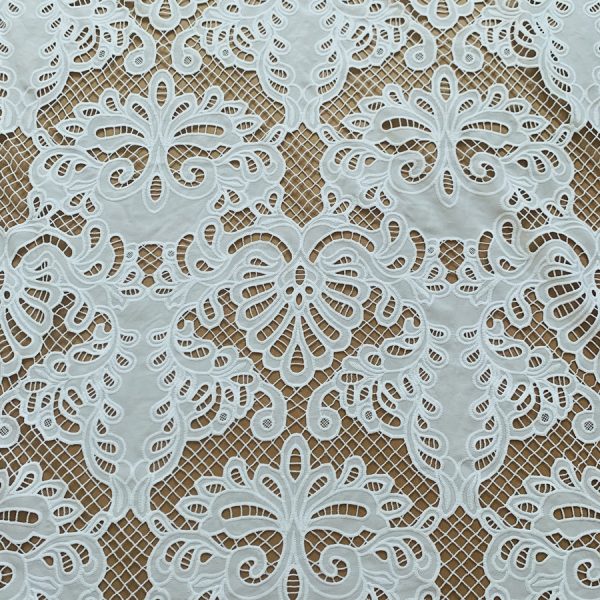 Crêpe De Chine Embroidery Fabric