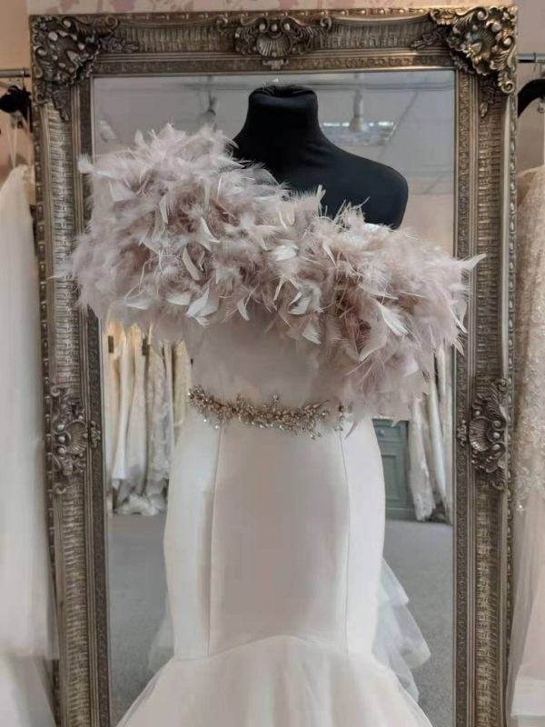 Natural Turkey Feathers Trim