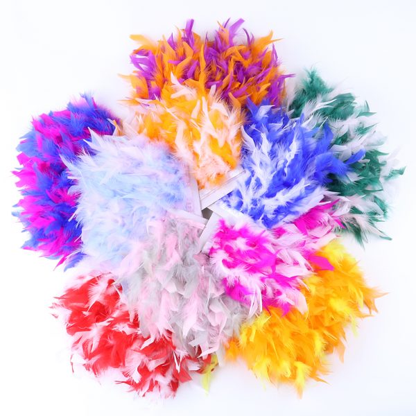 Fancy Turkey feather Fringe