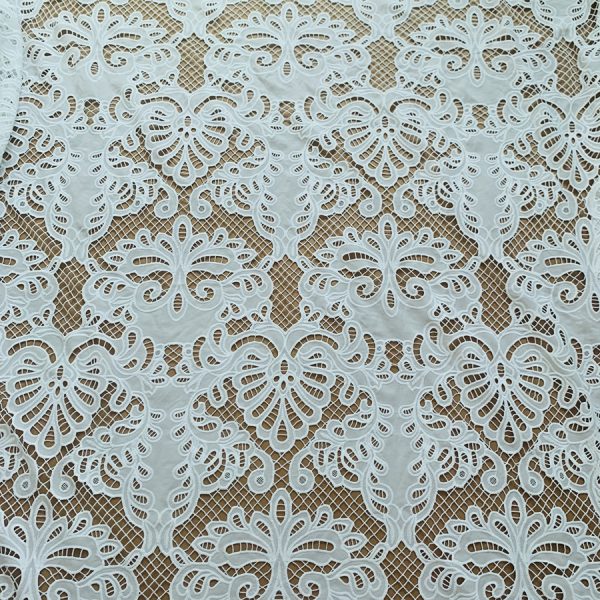 Crêpe De Chine Embroidery Fabric