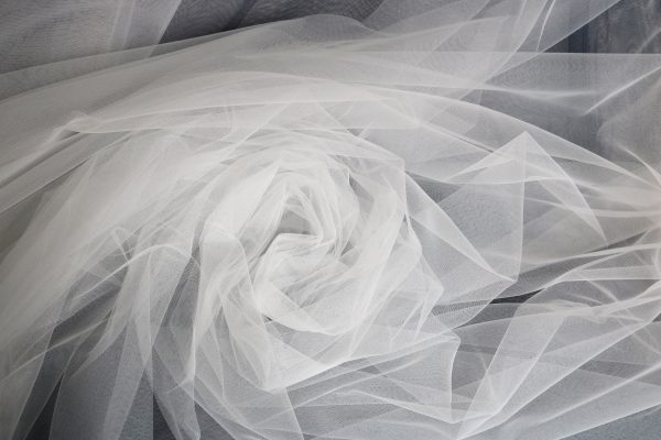 Soft Ivory Bridal Couture Tulle Veiling Mesh Tulle Fabric 3m Wide