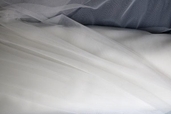 Soft Ivory Bridal Couture Tulle Veiling Mesh Tulle Fabric 3m Wide