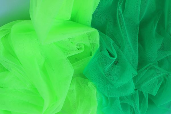 59" wide Neon Yellow/Neon Coral/Fluorescent Green Extra Soft couture Tulle Mesh Fabric