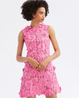 oscar de la renta Floral Guipure fabric