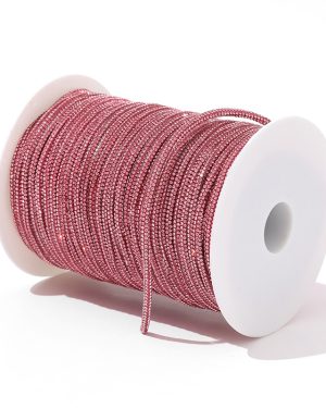 Luxury 4mm Champagne Crystal Rope Round Rhinestone Rope Trim