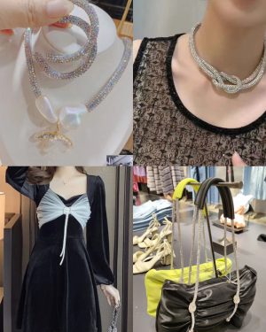 Luxury 4mm Champagne Crystal Rope Round Rhinestone Rope Trim