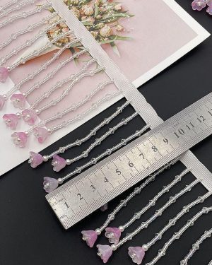 10cm beads flower trims