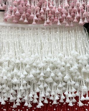 10cm beads flower trims