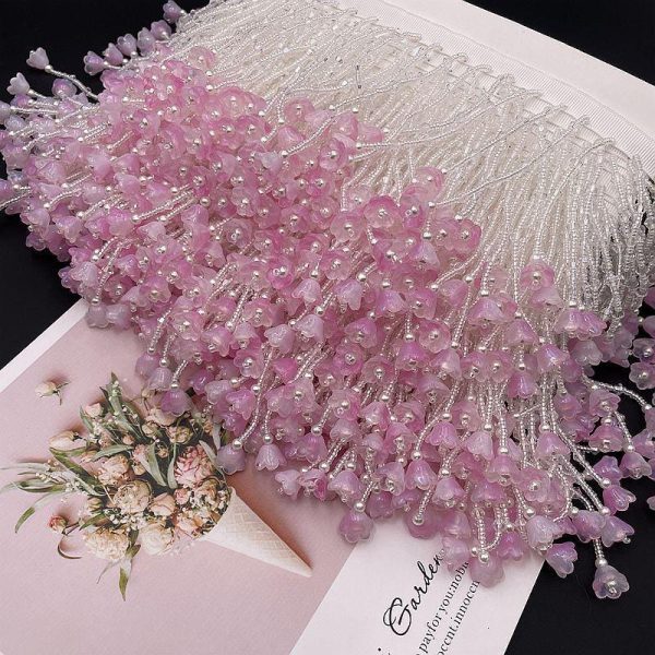 10cm beads flower trims