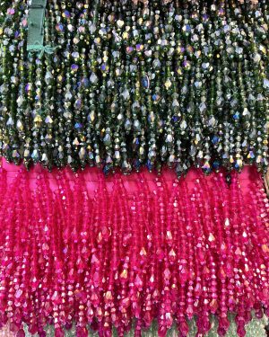 10pcs crystal beads trims