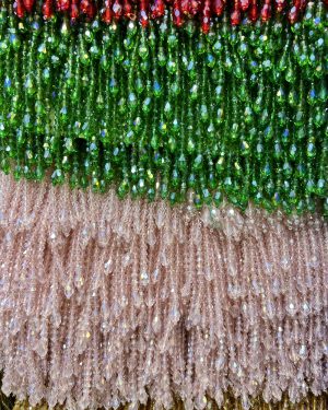 10pcs crystal beads trims